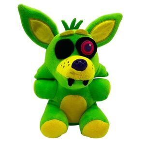 Funko‎ Plushies FNAF Five Nights At Freddy's Blacklight Green Foxy Plush